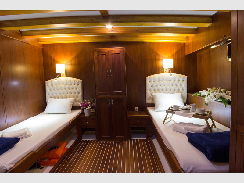Boreas Gulet İç Mekan Twin Cabin