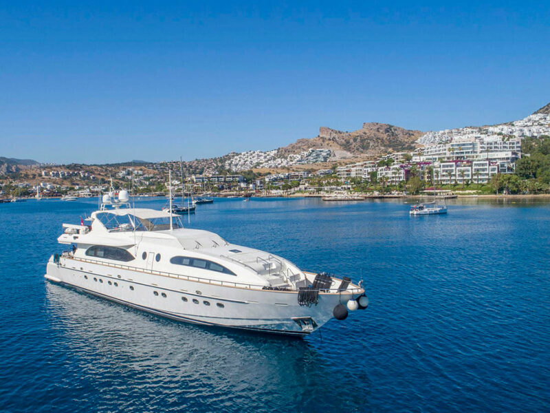 Sanref Falcon 115 yat kiralama Bodrum
