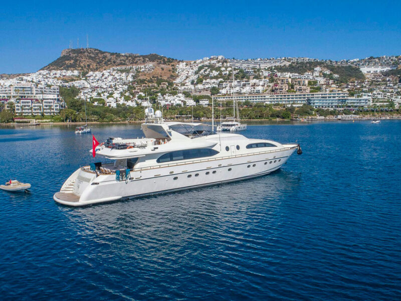 Sanref Falcon 115 yat kiralama Bodrum