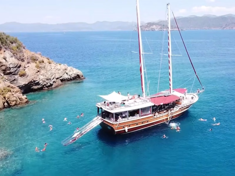 Fethiye 12 Adalar tekne turu yelkenli gulet