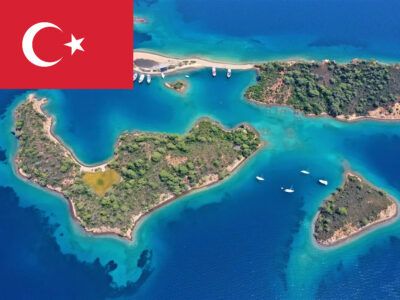 Göcek Koyları Haritası Mavi Yolculuk Rotası