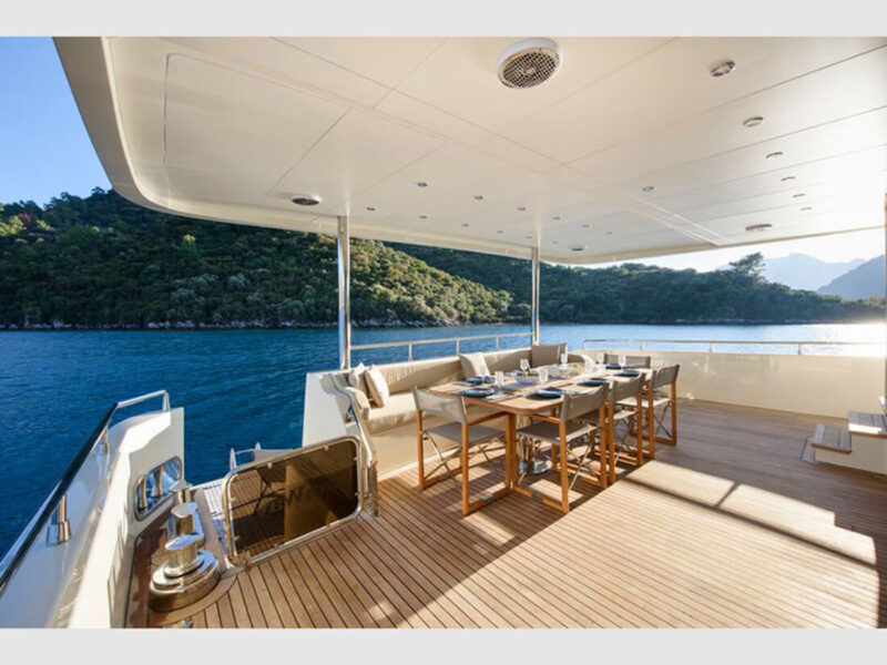Tanway Trawler Yat Dış Mekan Kıç Güverte