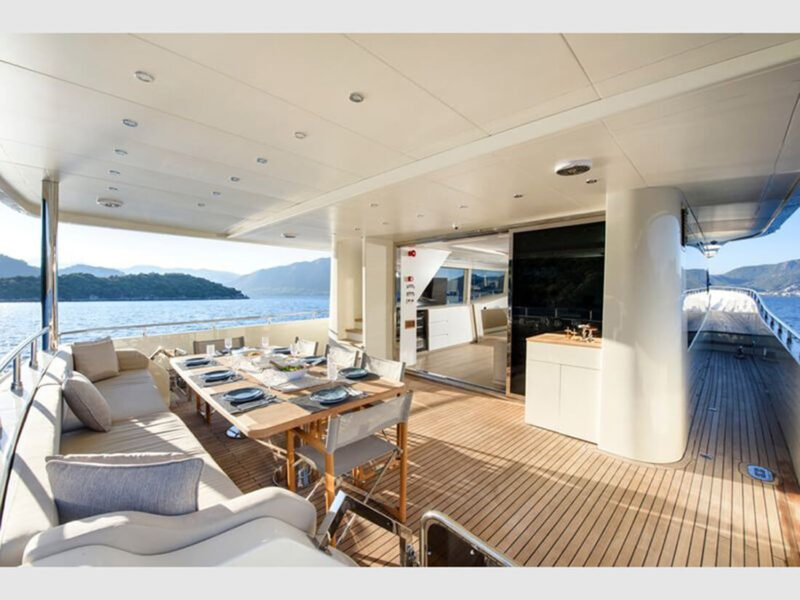 Tanway Trawler Yat Dış Mekan Kıç Güverte