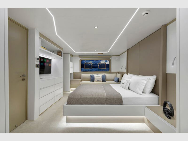 Tanway Trawler Yat İç Mekan Master Kabin