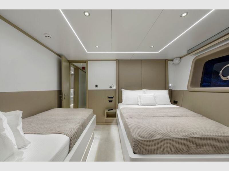 Tanway Trawler Yat İç Mekan Triple Kabin