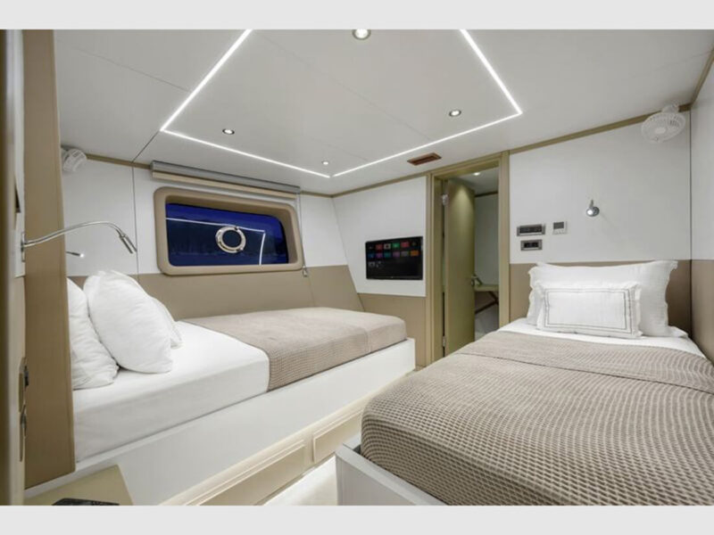Tanway Trawler Yat İç Mekan Triple Kabin