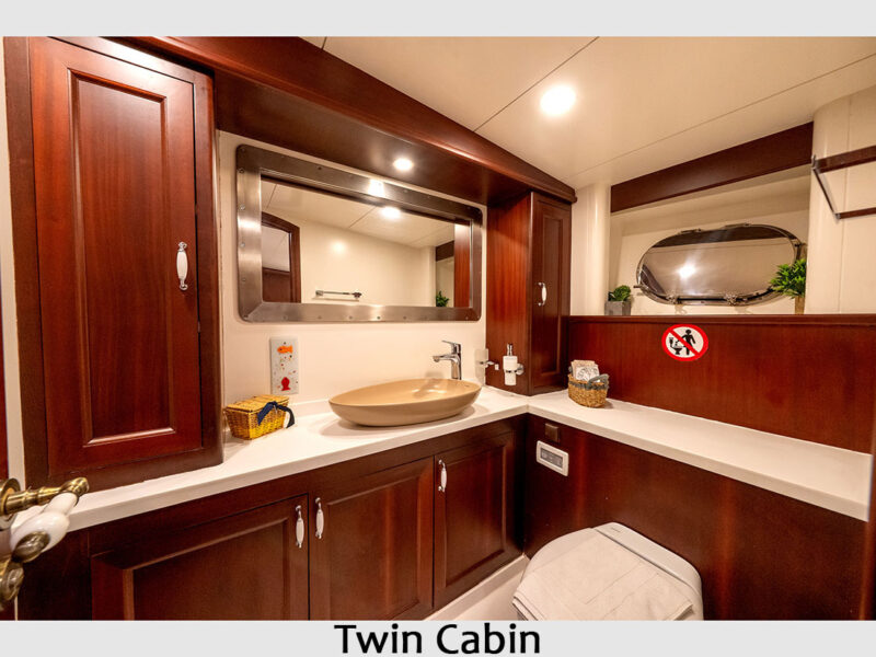 Virtuoso gulet iç mekan twin kabin banyo