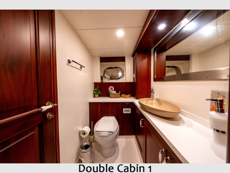 Virtuoso gulet iç mekan double kabin 1 banyo