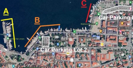 Fethiye liman yat limanı bilgileri uydu görüntüsü