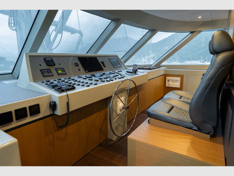 MS North Wind iç mekan dümen evi kaptan köşkü