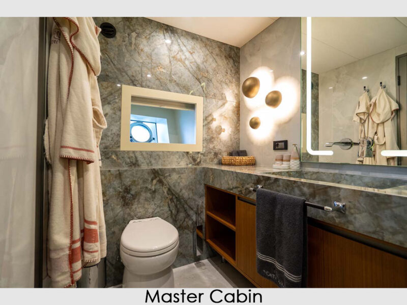 MS North Wind iç mekan master kabin banyo
