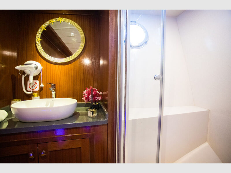 Queen of RTT gulet iç mekan banyo