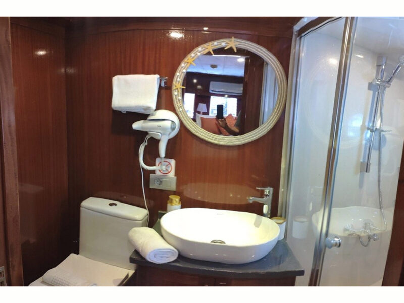 Queen of RTT gulet iç mekan banyo