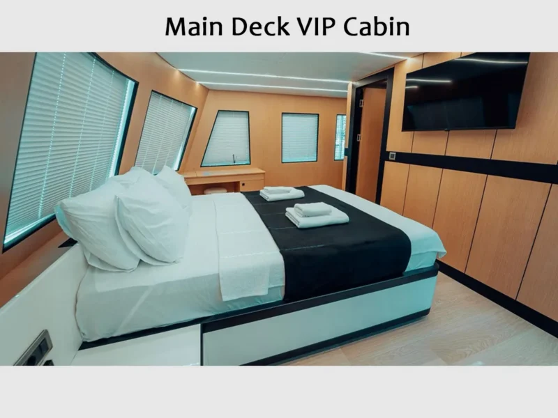 Beluga 1 trawler iç mekan ana güverte VIP kabin