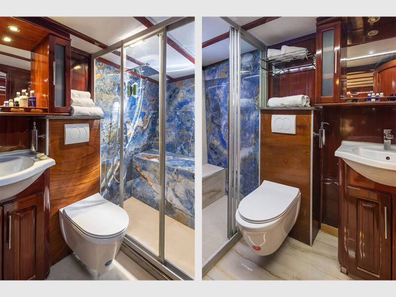 Phoenix Bronze Gulet iç mekan banyolar