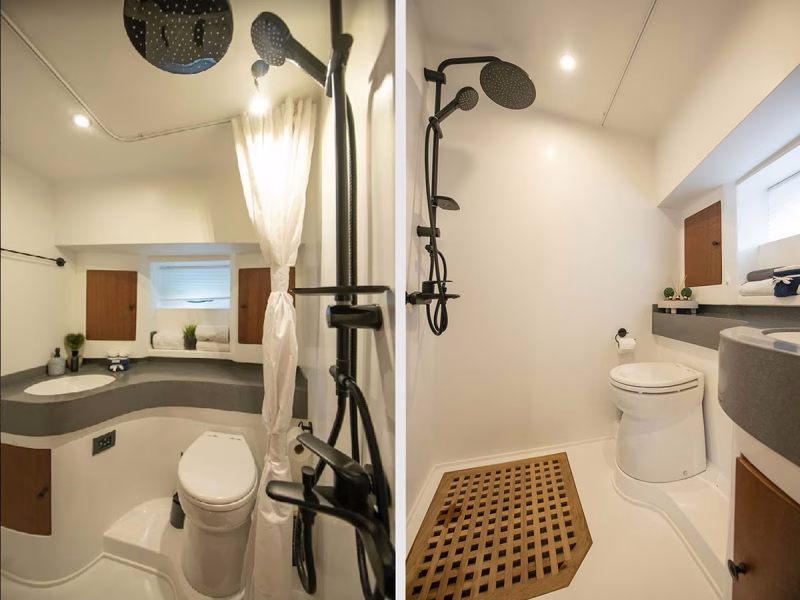 Golden Blue motoryat iç mekan banyo tuvalet