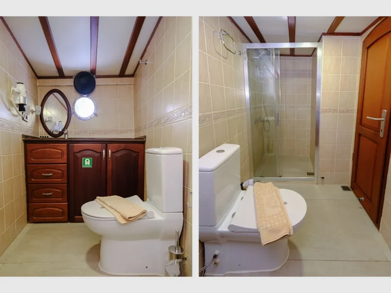 Larin Su gulet iç mekan triple kabin banyo