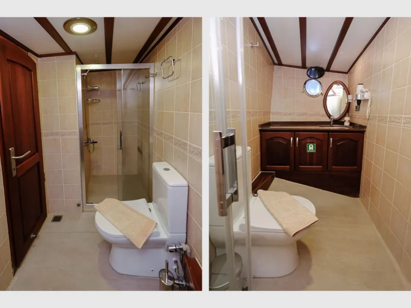 Larin Su gulet iç mekan double kabin banyo