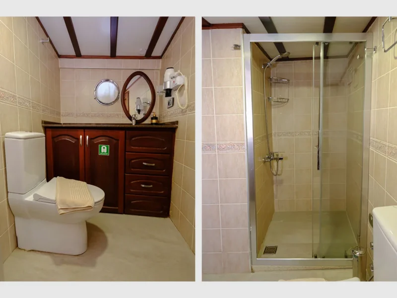 Larin Su gulet iç mekan triple kabin banyo