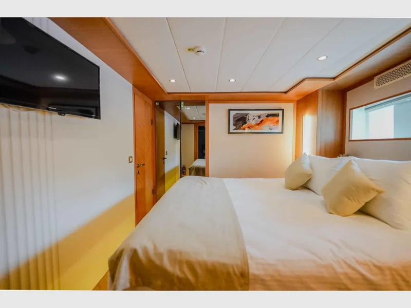 King of The Sea gulet kiralık yat iç mekan double kabin