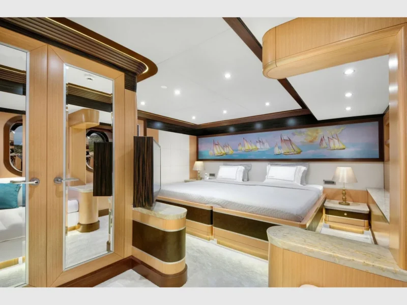 Meira motorsailer yat, iç mekan VIP kabin 3